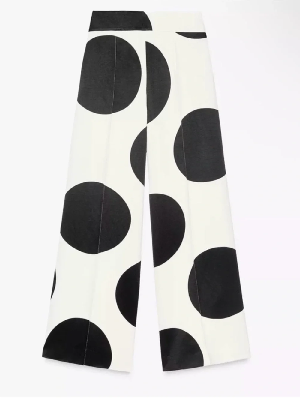NEW Zara Polka Dot Wide Leg Pants Size Small